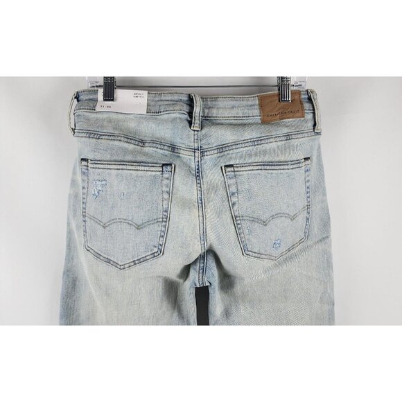 SOLD OUT American Eagle Jeans Mens 31x30 Blue Airflex + Temp Tech Skinny NWT - Picture 11 of 13